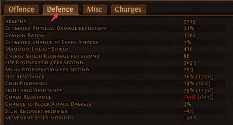 poe modifiers list.